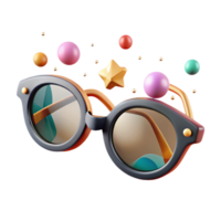 elegant traditional Pair of Eyeglasses Isolated with Thin Frames authentic png