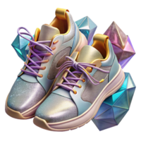 dramatic traditional Pair of Running Shoes Top View Transparent Element high resolution png