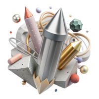 wonderful traditional Pencil Sketch Cutout with Graphite Lines premium png
