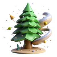 impressive traditional Pine Tree Bending in Strong Wind Cutout authentic png