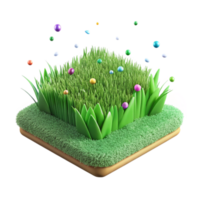 wonderful classic Realistic Green Grass Patch Isolated original png