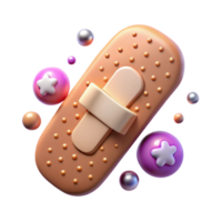 dramatic minimalist Realistic Healing Bandage Texture Cutout authentic png