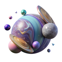 impressive abstract Space Capsule Parachute Deployment with Transparent Background genuine png