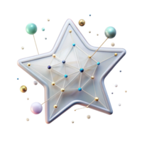 impressive artistic Star Constellation Outline Transparent Background high resolution png