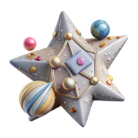 wonderful classic Star Map Cutout with Navigational Aid original png