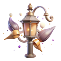 beautiful modern Street Lamp Swaying in Whispering Winds Cutout authentic png