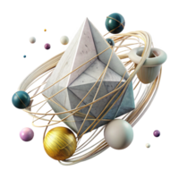 wonderful artistic String Theory Diagram Isolated with Vibrating Strings png
