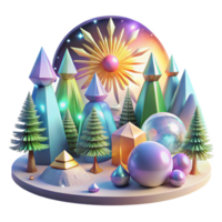 extraordinary artistic Sunlight Through Forest Trees Cutout with Bright Rays professional png