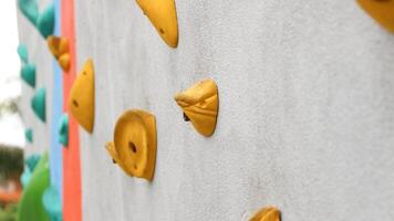Climbing walls are enjoyed by people of all ages photo