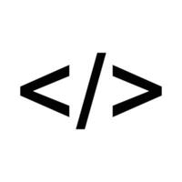 html brackets icon template illustration design vector