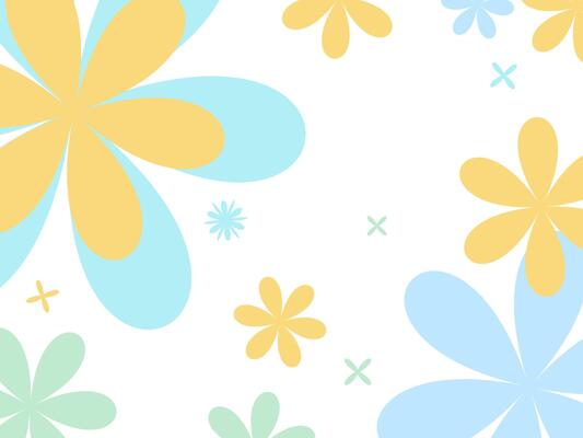 pastel in sweet blossom flower on design banner background
