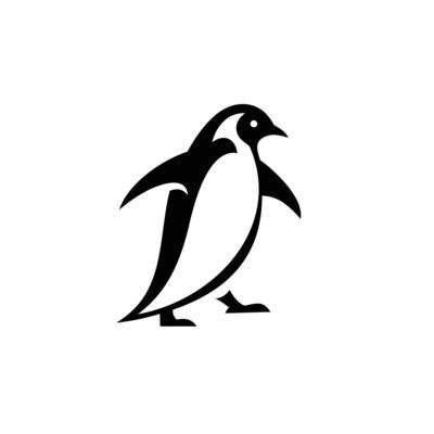 Penguin logo design