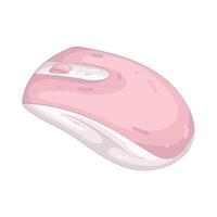 pink computer mouse vector