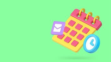 Deadline time management work efficiency and productivity banner copy space illustration vector