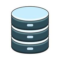 illustration of The Database vector