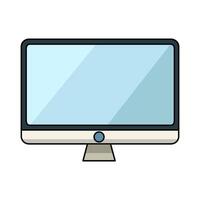 The Computer Monitor vector