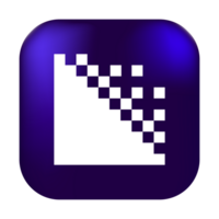 Adobe Media Encoder logo, square rounded Adobe Media Encoder logo, Adobe Media Encoder logo free download png