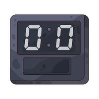 illustration of basketball timer vector