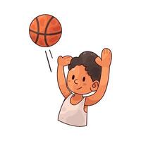 illustration of slam dunk vector
