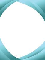 vertical stylish frame blue steel gradient on white empty background for copy space vector