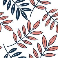 Flat Contemporary geometric botanical seamless tile pattern with sharp lines and contrasting colors for stylish interiors concept as Sharp lines and contrasting colors create conte Clean Pro vector