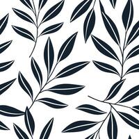 Flat Contemporary geometric leaf repeat seamless tile pattern with sharp lines and contrasting colors for stylish interiors concept as Sharp lines and contrasting colors create con Clean Pro vector