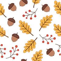 Flat Cozy autumn wreath seamless tile pattern with colorful leaves and seasonal accents concept as Colorful autumn leaves and seasonal accents create a cozy autumn wreath seamless Clean Pro vector