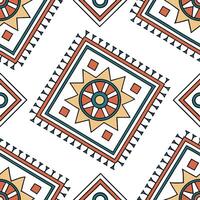Flat Craft seamless tile patterns inspired by traditional colors clean white space and geometric symmetry for contemporary spaces concept as Traditional colors arranged in symmetri Clean Pro 2 vector