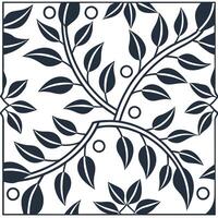 Flat Create a cultural inspired seamless tile pattern with vintage weaves featuring sharp contrasts and detailed edges concept as Vintage weaves add texture and depth Sharp contr Clean Pro vector