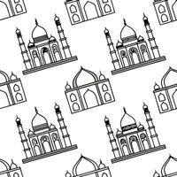 Flat Create ethnic inspired seamless tile patterns that represent local traditions and iconic cultural symbols with isolated white backgrounds concept as Focus on strong cultural s Clean Pro vector