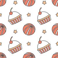 Flat Create festive seamless tile designs with symbolic cultural celebration elements using bright tones and a white space separation concept as Celebration symbols and bright tone Clean Pro vector