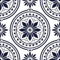 Flat Create intricate seamless tile patterns with ethnic borders incorporating regional designs and isolated white balance for minimalistic yet cultural visuals concept as Showcase Clean Pro vector