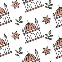 Flat Create seamless ethnic border tile patterns combining tribal art geometric motifs and cultural symbols perfect for brand development and digital campaigns concept as Fuse trib Clean Pro 2 vector