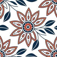 Flat Create seamless tile patterns that showcase repeating ethnic designs with a mix of colors shapes and white space for a fresh aesthetic concept as Repeating ethnic designs with Clean Pro vector
