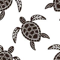 Flat Design seamless tile patterns based on indigenous Pacific Islander symbols emphasizing oceanic motifs and natural textures concept as Create culturally inspired tile patterns Clean Pro vector