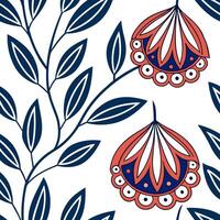 Flat Design seamless tile patterns featuring African birds such as flamingos ostriches and hornbills with vibrant colors and intricate detailing concept as Incorporate the beauty Clean Pro 2 vector