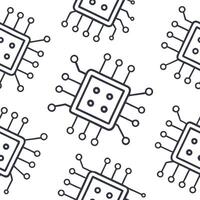 Flat Design seamless tile patterns inspired by printed circuit boards with intricate trace details and isolated white balance for tech brand visuals concept as Utilize intricate tr Clean Pro 5 vector