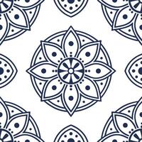 Flat Develop intricate seamless tile patterns from local artwork blending folk art elements with isolated white for digital content creation concept as Use folk art symbols and mot Clean Pro vector