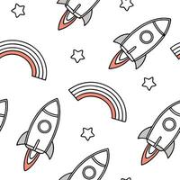 Flat Develop seamless pattern layering stylized futuristic symbols bright outlines open white compartments for high impact identity concept as Convey coded illusions through dynami Clean Pro vector