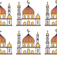 Flat Develop seamless patterns showcasing the diversity of local traditions with modern aesthetics isolated white backgrounds for contemporary designs concept as Infuse modern desi Clean Pro vector