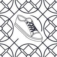 Flat Elegant seamless tile pattern merging refined techno geometrics with clean angular lines and digital motifs highlighted by isolated whitebalance precision concept as Clean dig Clean Pro 2 vector