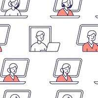 Flat flat business smart working online connect technology cloud computing service concept concept as A flat design features remote work solutions with cloud computin Clean Pro vector