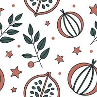 Flat Festive Colors concept as Create a seamless tile pattern featuring abstract shapes and colors representing the festive spirit of Yalda Night with a modern twist in Simple fl Clean Pro vector