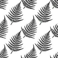 Flat Fresh fern seamless tile pattern with intricate fronds and rich green tones for spring freshness concept as Fresh fern fronds with rich green tones and intricate details creat Clean Pro vector