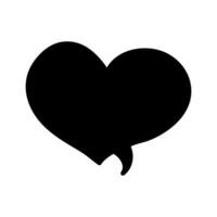 Speech bubble icon design, Message discussion conversation talk and technology illustration. vector