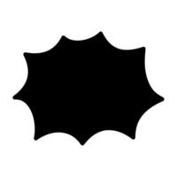 Starburst, sunburst icon. Simple illustration of starburst, sunburst icon for web vector
