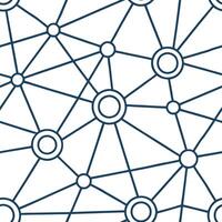 Flat Intricate seamless pattern showcasing digital lines forming complex network grids in tiled design with isolated whitebalance for futuristic impact concept as Complex network g Clean Pro vector