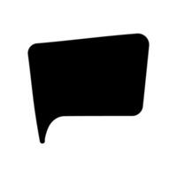 Speech bubble icon isolated on white background. speech bubble icon. vector