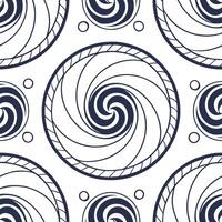 Flat Invent seamless AI vortex patterns mixing swirling geometry subtle lines and negative white space for edgy brand strategies and digital media concept as Blend vortex like arcs Clean Pro vector