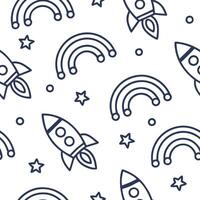 Flat Invent seamless tile interweaving based futuristic symbols clean arcs bright emptiness fueling brand advantage concept as Display nuanced shapes bridging luminous lines Clean Pro vector